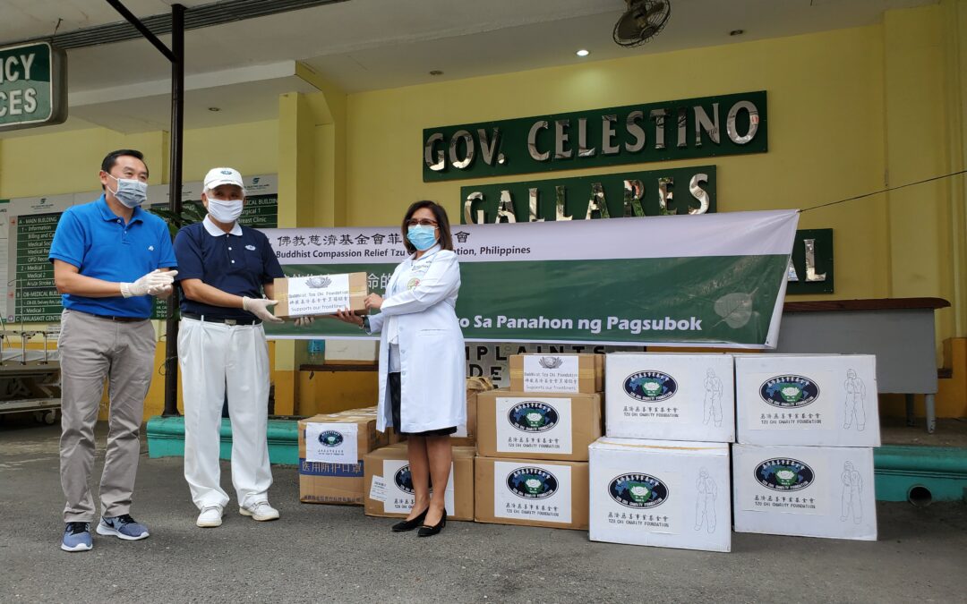 Tzu Chi turned over PPEs for COVID-19 designated hospital in Bohol
