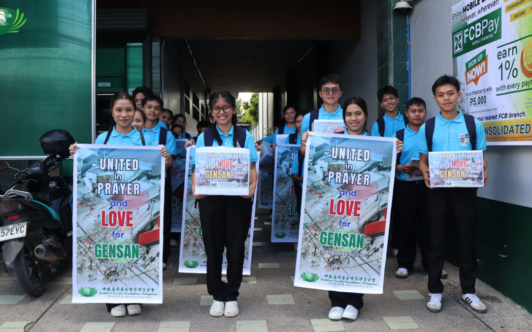 Extending a Helping Hand: Tzu Chi Bohol Conducts Donation Drive for Earthquake Victims in General Santos